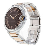 Cartier Ballon Bleu de Cartier Brown Dial Two Tone Steel Strap Watch for Men - W6920032 Authentic Buy Shop Now