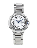 Cartier Ballon Bleu De Cartier White Dial Silver Steel Strap Watch for Women - W69010Z4 Authentic Buy Shop Now