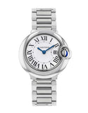 Cartier Ballon Bleu De Cartier White Dial Silver Steel Strap Watch for Women - W69010Z4 Authentic Buy Shop Now