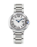 Cartier Ballon Bleu De Cartier White Dial Silver Steel Strap Watch for Women - W69010Z4 Authentic Buy Shop Now