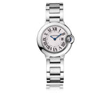 Cartier Ballon Bleu De Cartier White Dial Silver Steel Strap Watch for Women - W69010Z4 Authentic Buy Shop Now