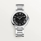 Cartier Ballon Bleu de Cartier Black Dial Silver Steel Strap Watch for Men - W6920042 Authentic Buy Shop Now