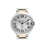 Cartier Ballon Bleu Silver Dial Two Tone Steel Strap Watch for Unisex Watch - W69008Z3 Authentic Buy Shop Now