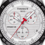 Tissot T Sport PRS 516 Chronograph White Dial Silver Steel Strap Watch For Men - T100.417.11.031.00 Authentic Buy Shop Now