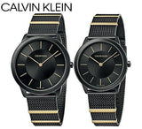 Calvin Klein Minimal Black Dial Black Steel Strap Watch For Men - K3M524Z1 Authentic Buy Shop Now