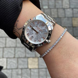 Michael Kors Layton Silver Dial Silver Steel Strap Watch for Women - MK5958 Authentic Buy Shop Now