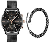 Hugo Boss Associate Black Dial Black Mesh Bracelet Watch for Men - 1513811 Authentic Buy Shop Now