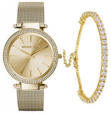 Michael Kors Darci Gold Dial Gold Mesh Bracelet Watch for Women - MK3368 Authentic Buy Shop Now