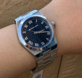 Michael Kors Channing Midnight Blue Dial Silver Steel Strap Watch for Women - MK6113 Authentic Buy Shop Now