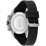 Hugo Boss Globetrotter Grey Dial Black Silicone Strap Watch for Men - 1513931 Authentic Buy Shop Now