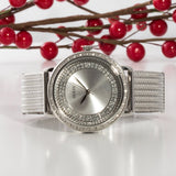 Guess Quartz Silver Dial Willow Stainless Steel Mesh Bracelet Watch For Women - W0836L2 Authentic Buy Shop Now