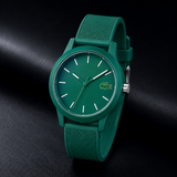 Lacoste 12.12 Cyan Green Dial Cyan Green Silicon Strap Watch for Men - 2011192 Authentic Buy Shop Now