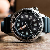 Citizen Eco Drive Pro Master Diver Black Dial Black Steel Strap Watch For Men - BN0150-28E Authentic Buy Shop Now