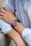 Citizen Eco Drive Promaster Marine Red Dial Black Rubber Strap Watch For Men - BN0159-15X Authentic Buy Shop Now