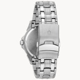 Bulova Classic Collection Black Dial Silver Steel Strap Watch for Men - 96K107 Authentic Buy Shop Now