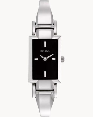 Bulova Classic Collection Black Dial Silver Steel Strap Watch for Women - 96L138 Authentic Buy Shop Now