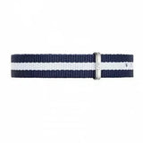 Daniel Wellington Classy Glasgow White Dial Two Tone NATO Strap Watch For Women - DW00100074 Authentic Buy Shop Now