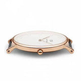 Daniel Wellington Classy Glasgow White Dial Two Tone Nylon Strap Watch For Women - DW00100078 Authentic Buy Shop Now