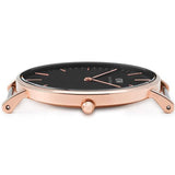 Daniel Wellington Classic Bayswater Black Dial Black NATO Strap Watch For Men - DW00100277 Authentic Buy Shop Now