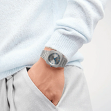 D1 Milano Square Titanium Gray Dial Gray Steel Strap Watch for Men - D1-SQBJ02 Authentic Buy Shop Now