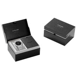 D1 Milano Ultra Thin Black Dial Silver Steel Strap Watch for Men - D1-UTBJ14 Authentic Buy Shop Now
