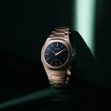 D1 Milano Ultra Thin Black Dial Gold Steel Strap Watch for Men - D1-UTBJ16 Authentic Buy Shop Now