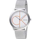 Calvin Klein Minimal White Dial Silver Mesh Bracelet Watch for Women - K3M52152 Authentic Buy Shop Now