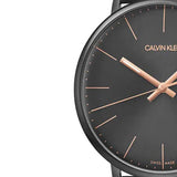 Calvin Klein High Noon Quartz Black Dial Black Leather Strap Watch for Men - K8M214CB Authentic Buy Shop Now