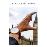 Daniel Wellington Classic St Mawes White Dial Brown Leather Strap Watch For Men - DW00100006 Authentic Buy Shop Now