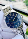 Tissot Chemin Des Tourelles Powermatic 80 Lady Blue Dial Silver Steel Strap Watch For Women - T099.207.11.048.00 Authentic Buy Shop Now