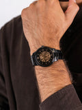 Fossil Neutra Automatic Skeleton Black Dial Black Steel Strap Watch for Men - ME3183 Authentic Buy Shop Now