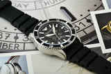 Emporio Armani Meccanico Automatic Black Dial Black Silicone Strap Watch For Men - AR60062 Authentic Buy Shop Now