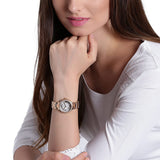 Fossil Virginia White Dial Rose Gold Steel Strap Watch for Women - ES3284 Authentic Buy Shop Now
