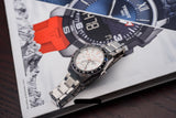 Seiko Presage Sharp Edged Series Automatic GMT Champagne Dial Silver Steel Strap Watch For Men - SPB273J1 Authentic Buy Shop Now