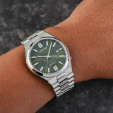 Citizen Tsuyosa Automatic Camouflage Green Dial Silver Steel Strap Watch For Men - NJ0159-86X Authentic Buy Shop Now