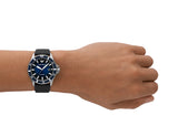Emporio Armani Diver Three-Hand Quartz Blue Dial Blue Leather Strap Watch For Men - AR11516 Authentic Buy Shop Now