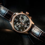 Tissot T Sport Chrono XL Classic Brown Dial Brown Leather Strap Watch For Men - T116.617.36.057.01 Authentic Buy Shop Now