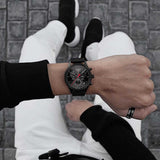 Tissot T Classic PR 100 Chronograph Black Dial Black Mesh Bracelet Watch For Men - T101.417.33.051.00 Authentic Buy Shop Now