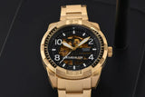 Fossil Bronson Automatic Skeleton Black Dial Gold Steel Strap Watch for Men - ME3257 Authentic Buy Shop Now