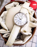 Tissot Chemin Des Tourelles Powermatic 80 Lady White Dial White Leather Strap Watch For Women - T099.207.16.116.00 Authentic Buy Shop Now
