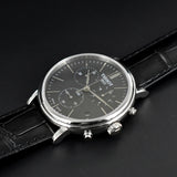 Tissot Carson Premium Chronograph Black Dial Black Leather Strap Watch For Men - T122.417.16.051.00 Authentic Buy Shop Now