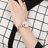 Emporio Armani Meccanico Automatic Mother of Pearl Dial Two Tone Steel Strap Watch For Women - AR60049 Authentic Buy Shop Now
