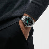 Coach Kent Green Dial Silver Steel Strap Watch for Men - 14602557 Authentic Buy Shop Now