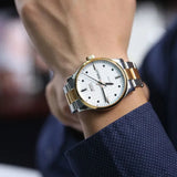 Mido Multifort Automatic Silver Dial Two Tone Steel Strap Watch For Men - M005.430.22.031.80 Authentic Buy Shop Now