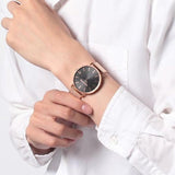 Coach Charles Black Dial Rose Gold Mesh Bracelet Watch for Men - 14602552 Authentic Buy Shop Now
