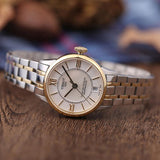 Tissot Chemin Des Tourelles Powermatic 80 Lady Mother of Pearl White Dial Two Tone Steel Strap Watch For Women - T099.207.22.118.00 Authentic Buy Shop Now