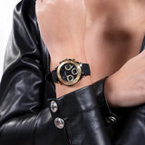 Guess Cosmic Multifunction Black Dial Black Silicone Strap Watch For Women - GW0466L1 Authentic Buy Shop Now
