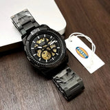 Fossil Bronson Automatic Skeleton Black Dial Black Steel Strap Watch for Men - ME3217 Authentic Buy Shop Now