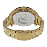 Diesel Mr Daddy 2.0 Chronograph Black Dial Gold Steel Strap Watch For Men - DZ7333 Authentic Buy Shop Now