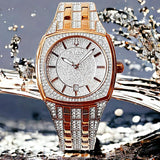 Bulova Phantom Crystal Silver Dial Two Tone Steel Strap Watch for Men - 98B324 Authentic Buy Shop Now